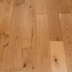 190mm x 14/3mm Random Lengths Click Natural Oak Brush & Oiled Classic Engineered Wood Flooring 