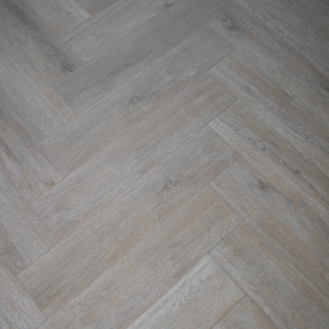 Misty Smoked SPC Herringbone Engineered Vinyl Click Flooring 126mm x 6mm x 630mm