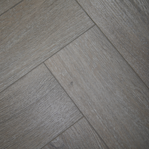 Misty Smoked SPC Herringbone Engineered Vinyl Click Flooring 126mm x 6mm x 630mm