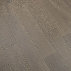 125mm x 14/3mm x random lengths Plantation Grey Brush & Lacquered Rustic Grade Engineered Wood Flooring 