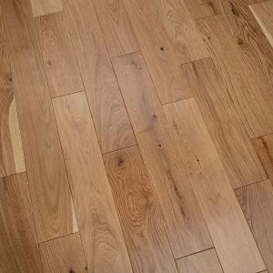 125mm x 18/5mm x random lengths Oak Lacquered Rustic Grade Engineered Wood Flooring 