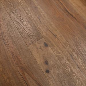 190mm x 20/6mm x 1900mm Antique Light Brown Brushed & Distressed Engineered Oak Flooring Oiled