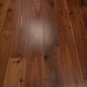 190mm x 20/4mm x 1860mm Walnut Lacquered Rustic Grade Engineered Wood Flooring 