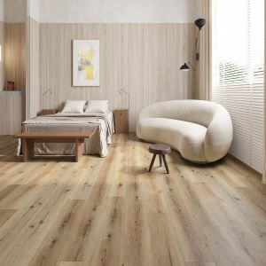 Titan Smoked White SPC Long Plank Engineered Vinyl Click Flooring 228mm x 6.5mm x 1524mm