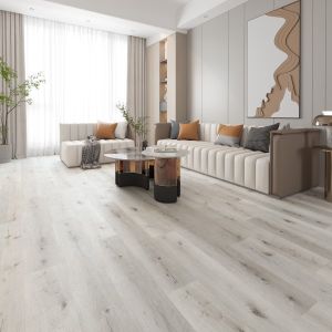 Titan Smoked White SPC Long Plank Engineered Vinyl Click Flooring 228mm x 6.5mm x 1524mm