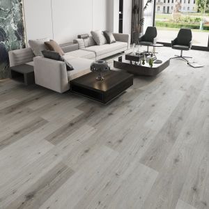 Titan Smoked White SPC Long Plank Engineered Vinyl Click Flooring 228mm x 6.5mm x 1524mm