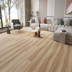 Titan Smoked White SPC Long Plank Engineered Vinyl Click Flooring 228mm x 6.5mm x 1524mm