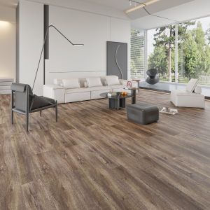 Titan Smoked White SPC Long Plank Engineered Vinyl Click Flooring 228mm x 6.5mm x 1524mm