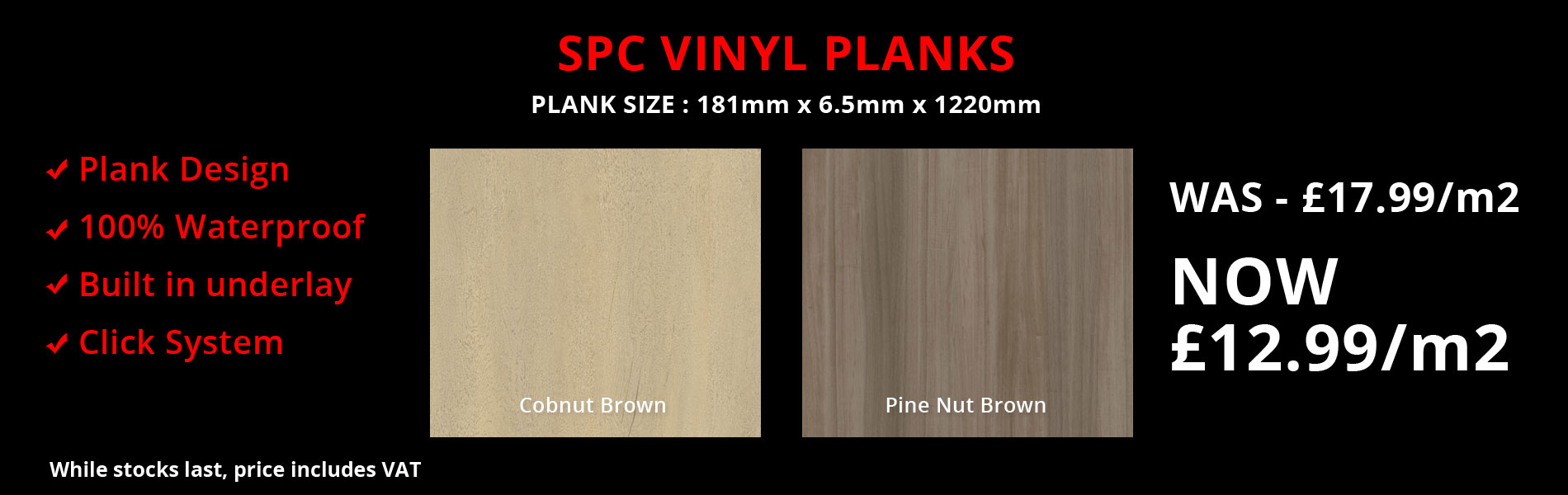 SPC vinyl planks